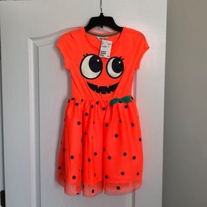 H&M Orange Halloween Pumpkin Dress